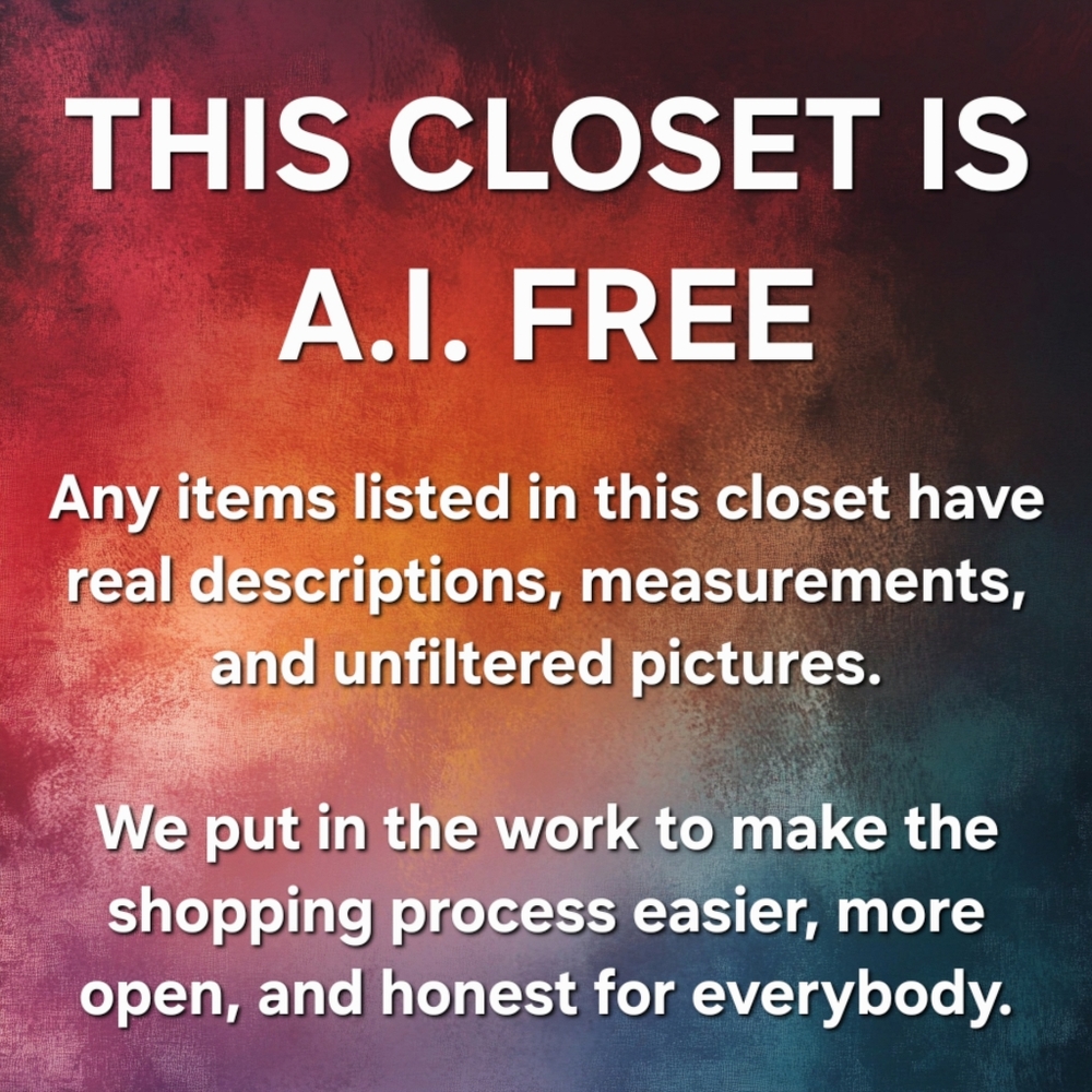 This Closet is an AI-Free Zone.